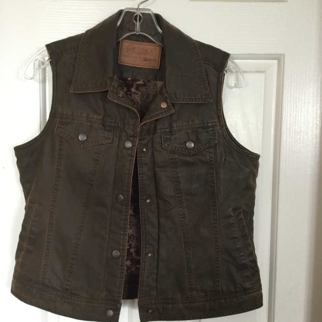 Outback Trading Post Oil Skin Vest